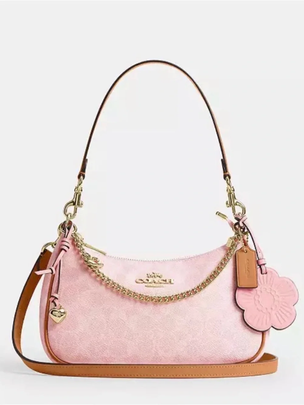 Coach Terri pink with charms